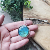 Rainbow Labradorite Necklace, Mountains