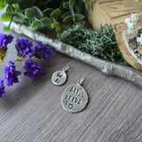 Art Needs Heart Necklace, Stamped