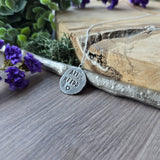Art Needs Heart Necklace, Stamped