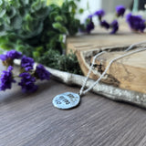 Art Needs Heart Necklace, Stamped