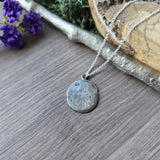 Art Needs Heart Necklace, Stamped