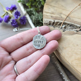 Art Needs Heart Necklace, Stamped