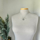 Art Needs Heart Necklace, Stamped