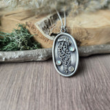 Jellyfish Necklace, 3D, Labradorite