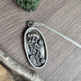 Jellyfish Necklace, 3D, Labradorite
