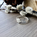 Paw Print Ring, Flat