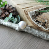 Pearl Ring, Button, Large
