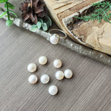 Pearl Ring, Button, Large