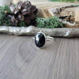 Spinel Ring, Oval, Faceted