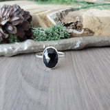 Spinel Ring, Oval, Faceted