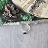 Spinel Ring, Oval, Faceted