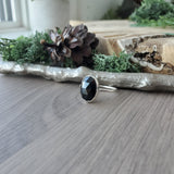 Spinel Ring, Oval, Faceted