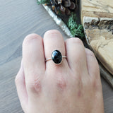 Spinel Ring, Oval, Faceted