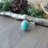 Turquoise Ring, Oval, Smooth