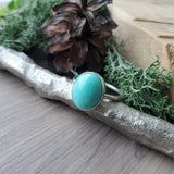 Turquoise Ring, Oval, Smooth