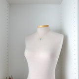Turquoise Necklace, Tear Drop, Smooth