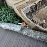 Sunstone Ring, Faceted, 4mm