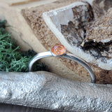 Sunstone Ring, Faceted, 4mm