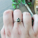 Marcasite Ring, Tear Drop