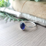 Iolite Ring, Faceted