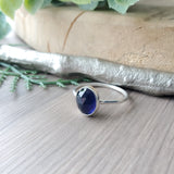 Iolite Ring, Faceted