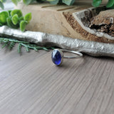 Iolite Ring, Faceted