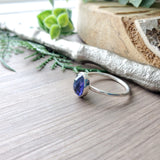 Iolite Ring, Faceted