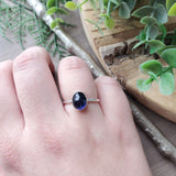 Iolite Ring, Faceted