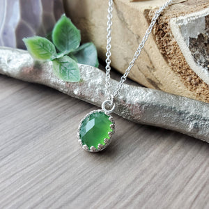 Serpentine Necklace, Oval, Crown