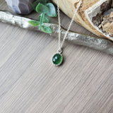 Serpentine Necklace, Oval, Crown
