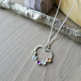 Family Necklace, Heart