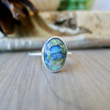 Sterling Opal Ring, Oval