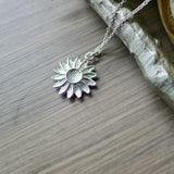 Sunflower Necklace, Large Center