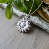 Sunflower Necklace, Large Center