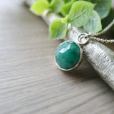 Emerald Necklace, Faceted Round