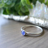 Tanzanite Ring, Faceted