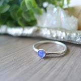 Tanzanite Ring, Faceted