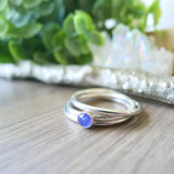 Tanzanite Ring, Faceted