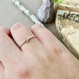 Diamond Ring, Tiny Green