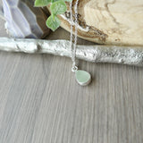 Garnet Necklace, Tear Drop, Faceted