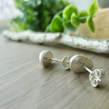 Citrine Studs, Tear Drop, Faceted