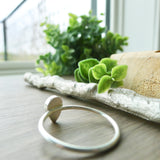 Citrine Ring, Tear Drop, Faceted