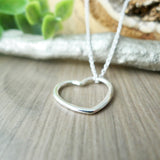 Heart Necklace, Minimalist