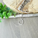 Heart Necklace, Minimalist