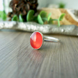 Carnelian Ring, Smooth Oval