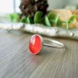 Carnelian Ring, Smooth Oval