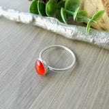 Carnelian Ring, Smooth Oval