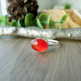 Carnelian Ring, Smooth Oval