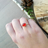 Carnelian Ring, Smooth Oval