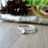 Rose Quartz Ring, 5mm